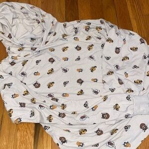 Gently used Disney Lion King L long sleeve hooded top light soft & cozy!